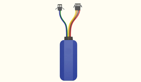 AC-DOOR Detection 6 wired GPS Tracker-TL03-2 Side